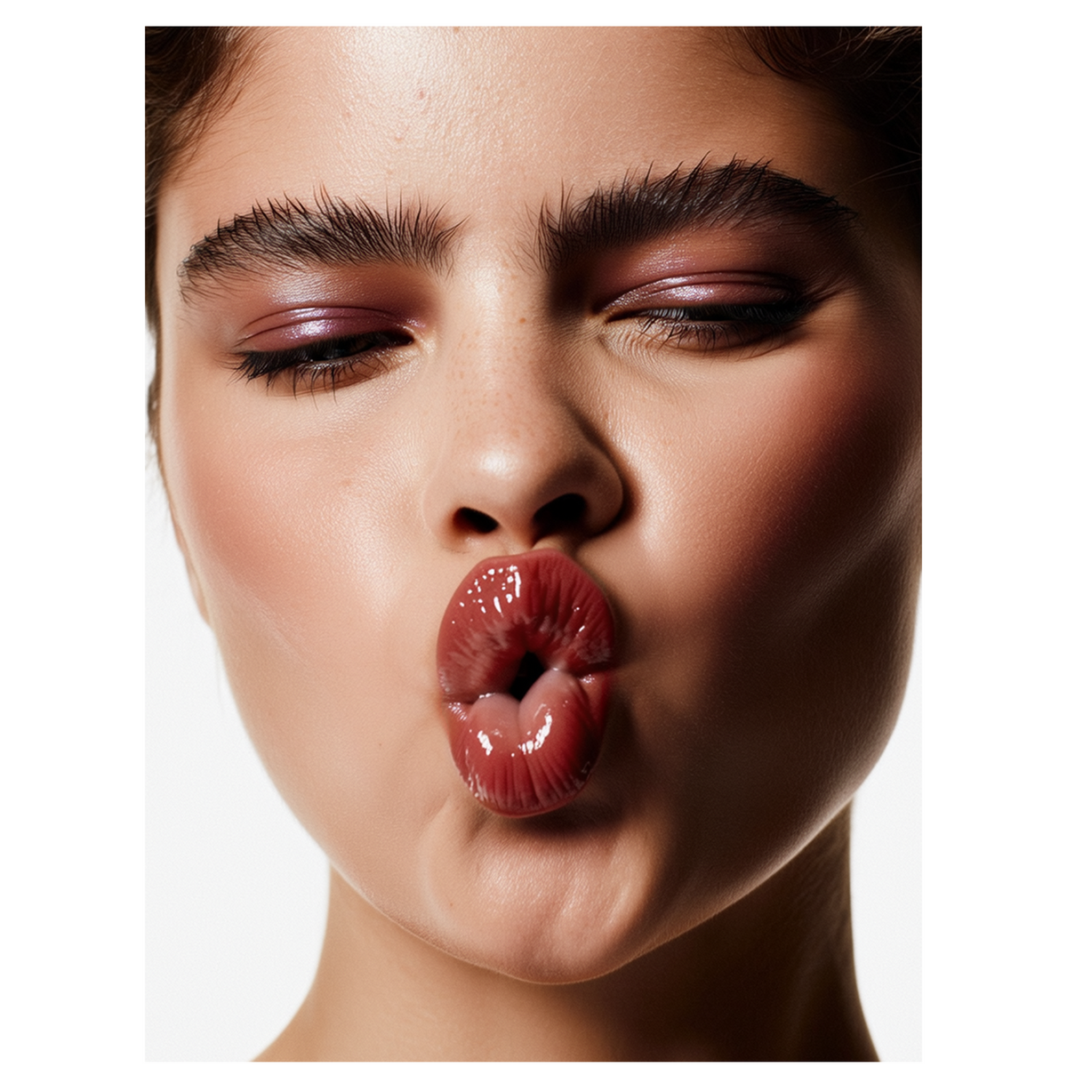 MQLE HYPERGLOSS Hydrating Lip Gloss dudak parlatıcı, KISS ME nemlendirici parlak bitiş
