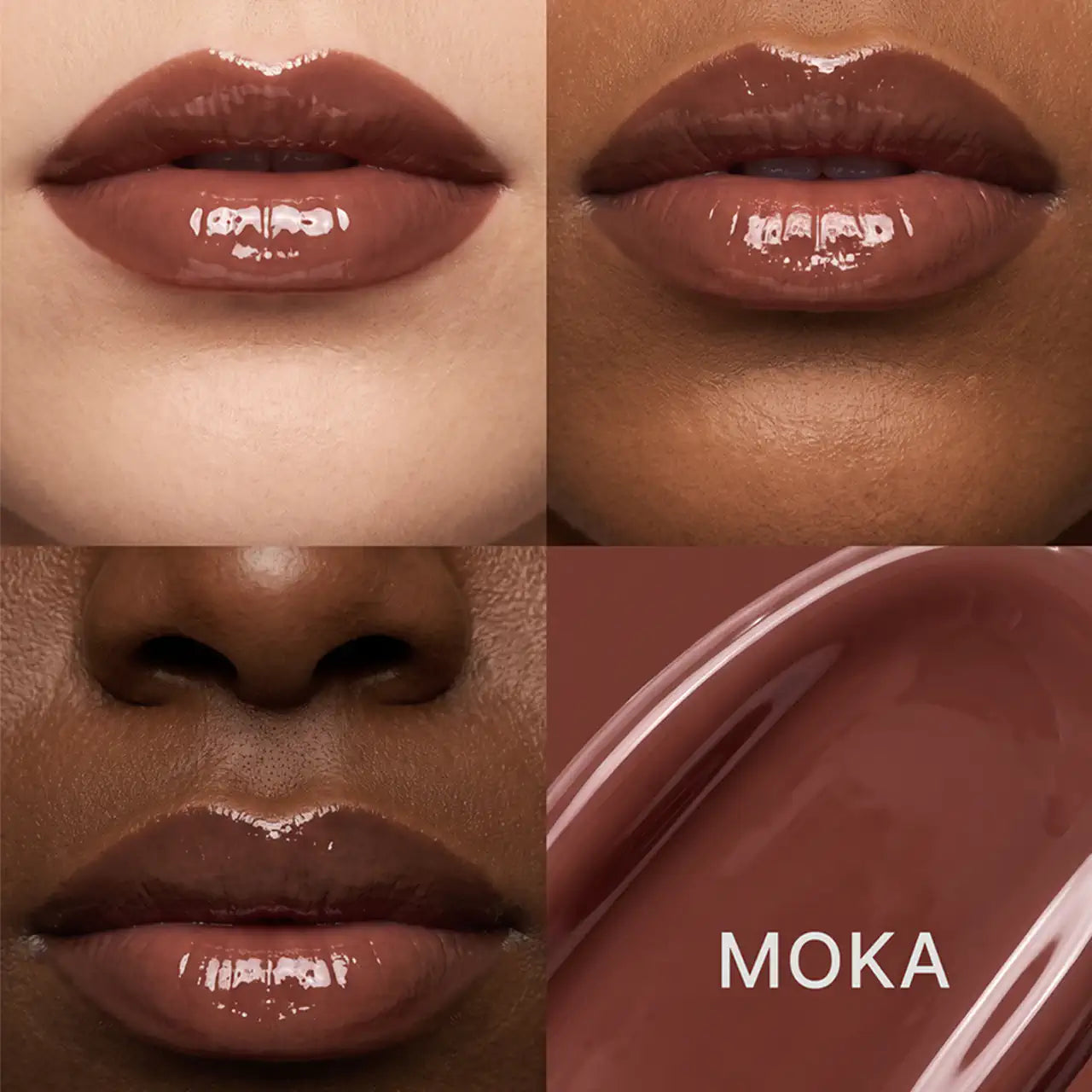 MQLE Gloss Icons 7'li Hypergloss Seti – MOKA ton görünümü