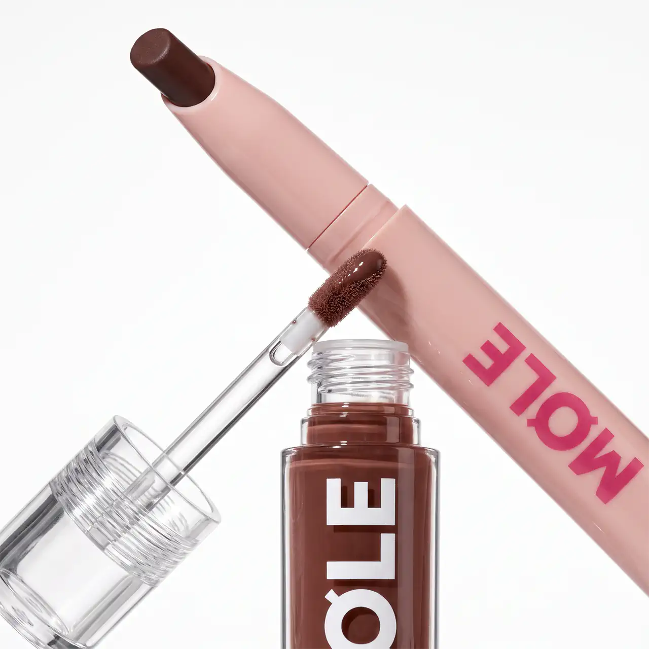 MQLE Melt & Shine 2'li Ruj ve Dudak Parlatıcısı Seti – Mocha Mood Melt & Shine dudak seti