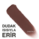 MQLE Melt & Shine 2'li Ruj ve Dudak Parlatıcısı Seti – Melt Stix 11 CHESTNUT kremsi renk dokusu