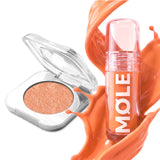 MQLE Apricot Glaze 2'li Göz ve Yanak Makyaj Seti – MOLTEN Pure Pigment ve APRICOT Glow Blush ikili seti